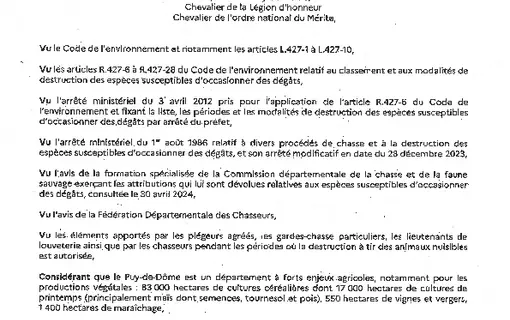 Arretes 2024